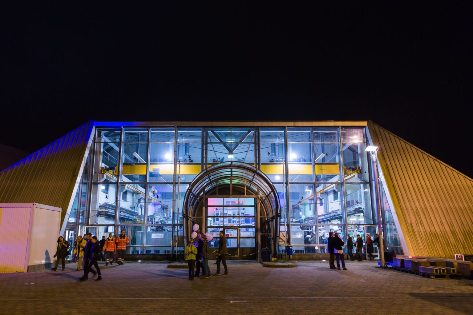 Foto von der Experimentierhalle